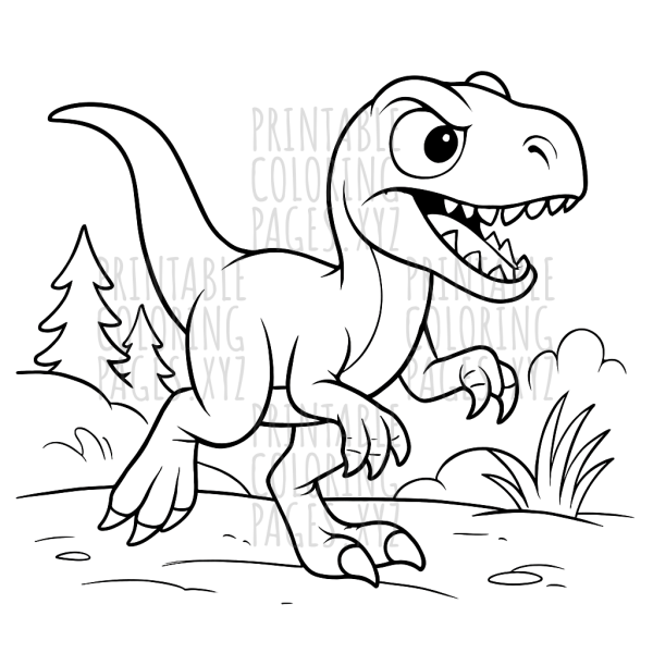 Velociraptor Adventure: Dynamic Dino Hunt