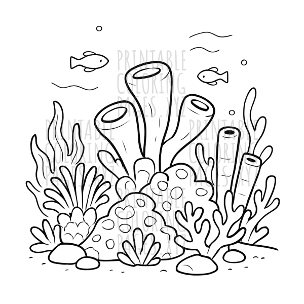 Underwater Adventure in a Vibrant Coral Reef