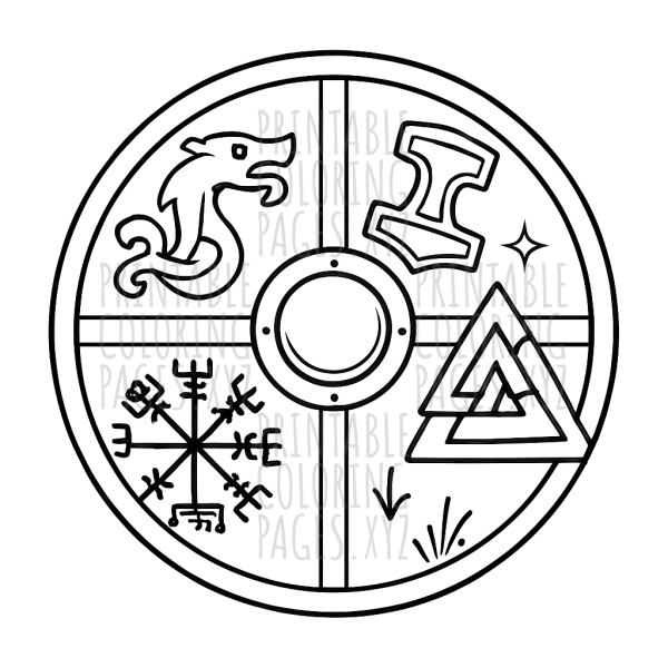 Nordic Viking Shield Symbols: Explore Ancient Artistry