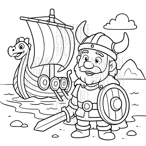 Viking Ship Adventure at the Shore