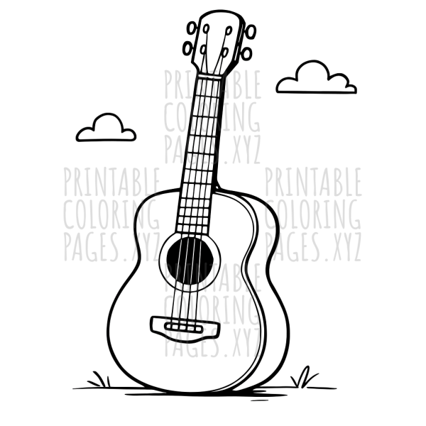 Timeless Tunes: Vintage Acoustic Guitar Art