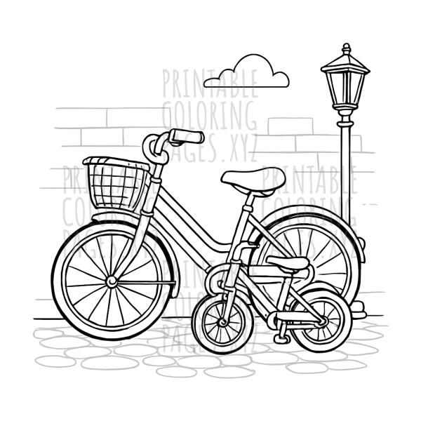 Timeless Vintage Bicycles on Charming Cobblestone Streets