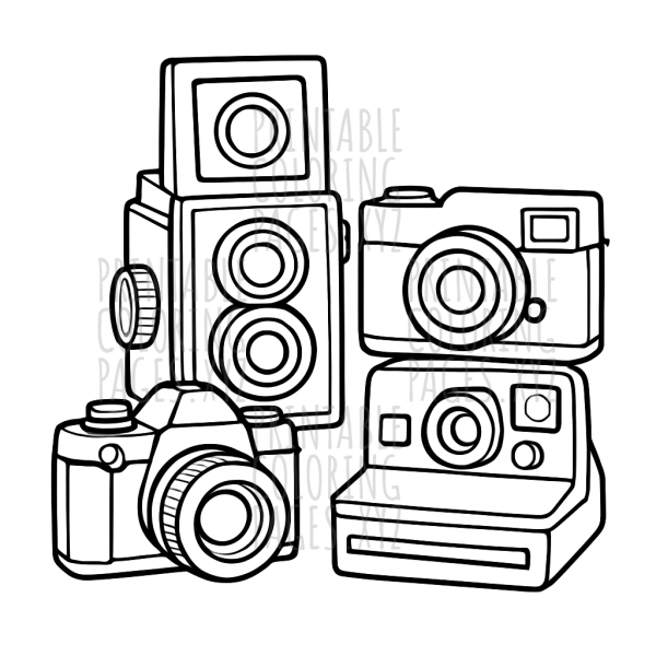 Classic Vintage Camera Collection for Creative Fun