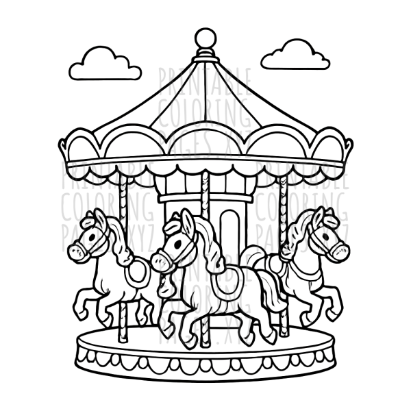 Whimsical Vintage Carousel Adventure