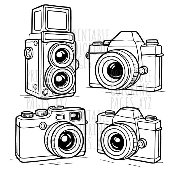 Classic Vintage Film Camera Art