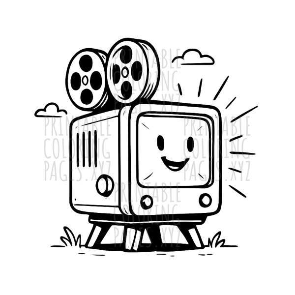 Glow of Vintage Film Screens