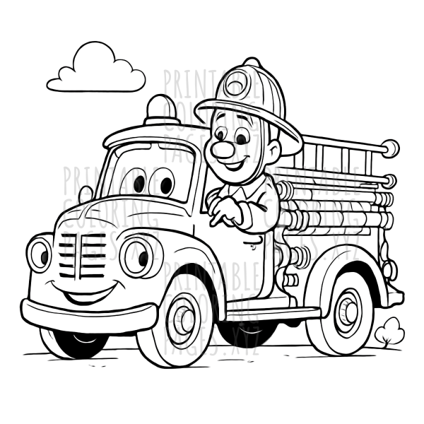 Classic Vintage Fire Truck Adventure