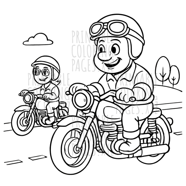 Timeless Vintage Motorcycles on the Open Road