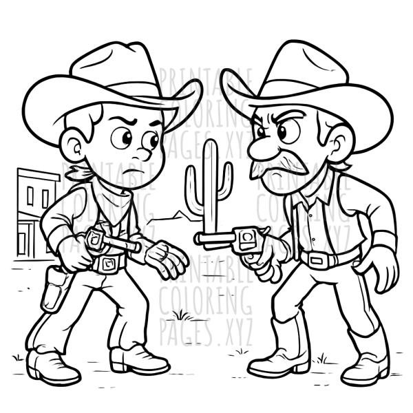 Epic Wild West Cowboy Showdown Adventure