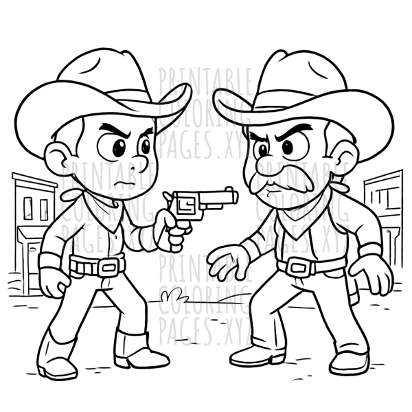 Hold Your Ground: Wild West Cowboy Standoff Adventure