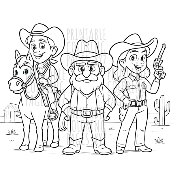 Ride into the Wild West with Courageous Cowboys