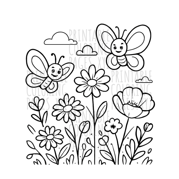 Butterfly Dreams in a Wildflower Meadow