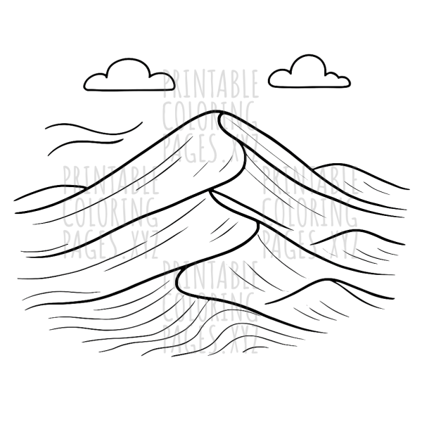 Majestic Wind-Swept Desert Dunes Adventure
