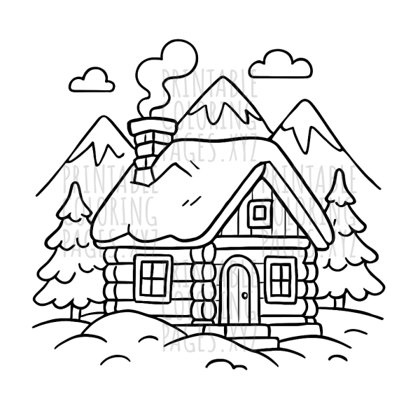 Cozy Winter Mountain Cabin Adventure