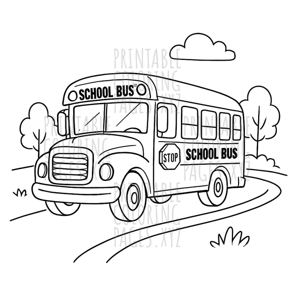 Sunny School Bus Adventure