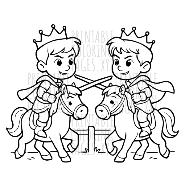Brave Young Princes Jousting Adventure
