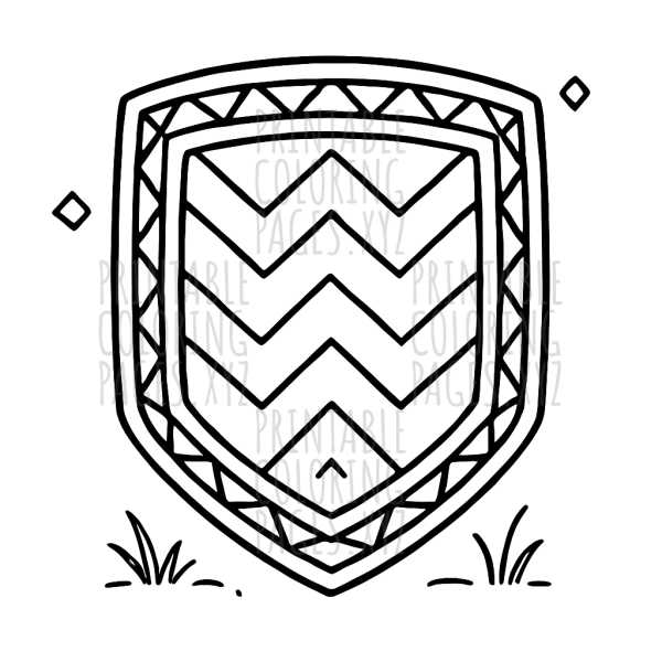 Tribal Zigzag Patterns for Creative Coloring